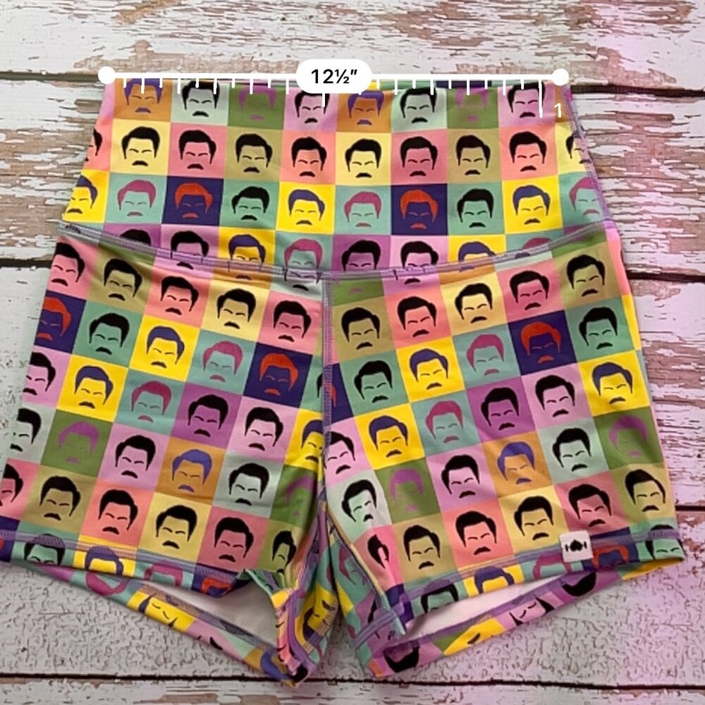WodBottom HTF Parks and Rec Ron Swanson shorts M